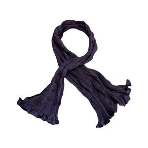 Venetia Studium crinkled satin crepe scarf